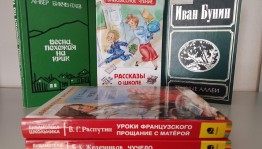 Обзор книжной полки «Учитель на страницах книг»