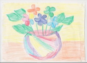 Выставка рисунков «Букет любимому учителю»;