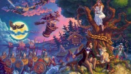 Выставка рисунков «Сказочная Пушкинская страна»