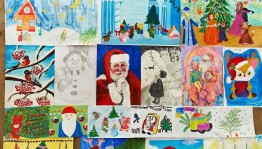 Выставка детских рисунков «Моя новогодняя сказка»
