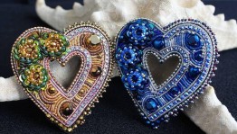 Мастер-класс «Брошь «Сердечко»