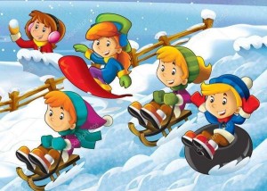 Игры на свежем воздухе «Наши сани-едут сами»