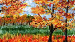 Час рисования «Осенний пейзаж»