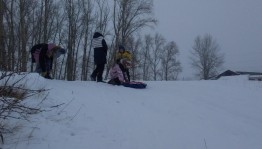 Спортивный досуг «Санные старты»