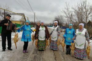 Народно– фольклорный праздник «Гусиное перо»