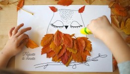 Творческий час «Создание аппликаций из сушеных листьев»