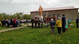 Митинг, в память односельчан, погибших в годы ВОВ «Память пылающих лет»