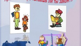 Тематическая викторина для детей и подростков – «Знаю ли я закон?»