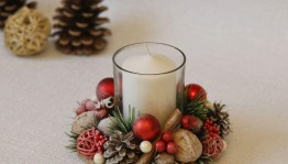 Мастер – класс «Новогодние подсвечники»