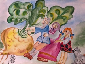 Дети рисуют сказку