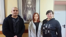 Встреча с художником Романом Сайфуллиным в Башкирской библиотеке для слепых