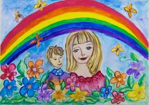 Конкурс рисунков«Моя милая мама»