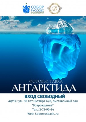 В выставочном зале «Возрождение» открылась бесплатная фотовыставка «Антарктида»