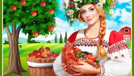 Фольклорный час «Яблочный спас»