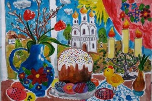 Урок творчества«Пасхальная композиция»