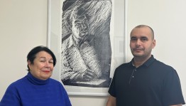 Уфимский художник создал портрет Мустая Карима в рамках проекта «МироТворцы»