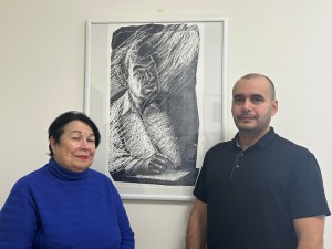 Уфимский художник создал портрет Мустая Карима в рамках проекта «МироТворцы»