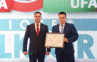 Azat Badranov handed state awards following the results of the VI World Folkloriada CIOFF®️