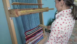 Мастер–класс «Ткачество паласа»