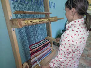Мастер–класс «Ткачество паласа»