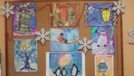 Выставка рисунков «Новогодняя акварель»