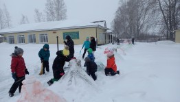 Конкурс ««Лучший сказочный персонаж из снега»
