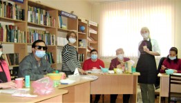 Фонд «Искусство, наука и спорт» проводит практические занятия для незрячих в Стерлитамаке