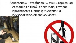 Беседа на тему«Последствия раннего алкоголизма»
