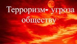 Тематическая программа «Терроризм-угроза обществу»