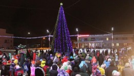 торжественное открытие елки