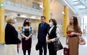 Официальная делегация Республики Башкортостан в Минске посетила Национальную библиотеку Беларуси