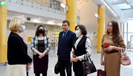 Официальная делегация Республики Башкортостан в Минске посетила Национальную библиотеку Беларуси