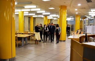 Официальная делегация Республики Башкортостан в Минске посетила Национальную библиотеку Беларуси
