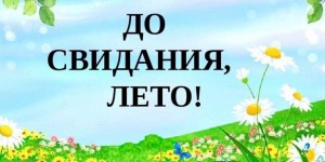 Игровая программа До свидания, лето!