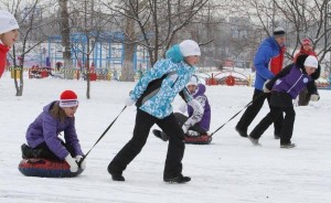 спортивная игра «Рождественская круговерть»