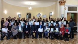 В Уфе наградили артистов Национального оркестра народных инструментов Республики Башкортостан