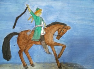 Стартовала акция детских рисунков «Сильные, единые»