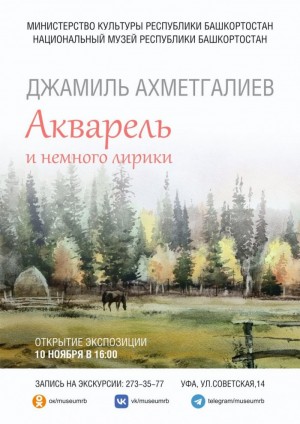 В Национальном музее РБ состоится открытие выставки Джамиля Ахметгалиева