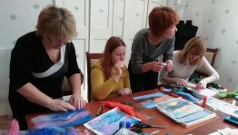 "Ижад" приглашает на занятия в технике "Шерстяная акварель"