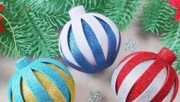 Мастер-класс «Новогодняя игрушка из фоамирана»