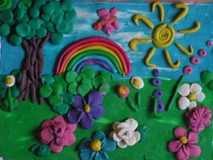 Урок пластилинографии «Лепим лето»