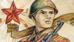 Выставка рисунков –« Мы наследники Победы».
