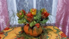 Мастер класс «Букет из овощей»