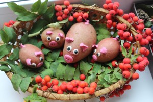 Мастер–класс «Овощ с грядочки сорвём и поделку соберём»