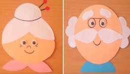 Мастер - класс «Открытка для бабушки и дедушки»