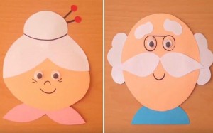 Мастер - класс «Открытка для бабушки и дедушки»