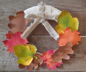 Мастер - класс «Осенний венок»