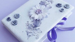 Мастер класс «Декор блокнота»