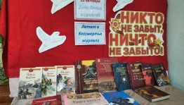 Литературный час «Летят в бессмертье журавли» День Белых журавлей