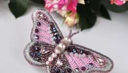 Мастер-класс «Брошь из бисера»